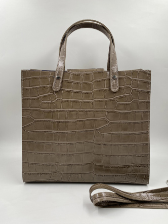 Сумка 0148 Тауп (кроко-кожа) (276)